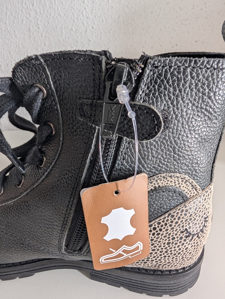 Bota Corta Skull Piel Negro Talla 39