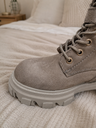 Botas Altas Lovely Skull Kids Beige Talla 32