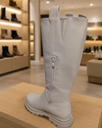 Bota alta Little Lolita Beige · Talla 36