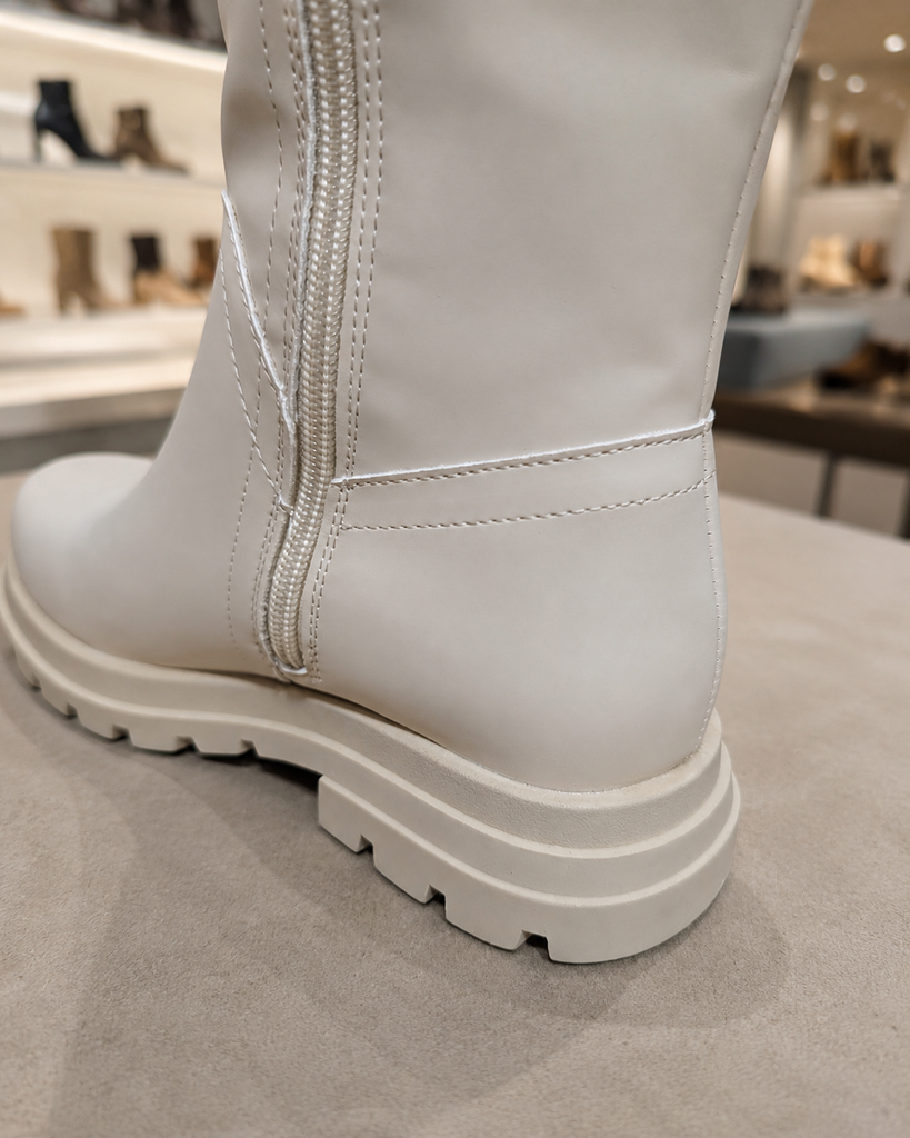 Bota alta Little Lolita Beige · Talla 36