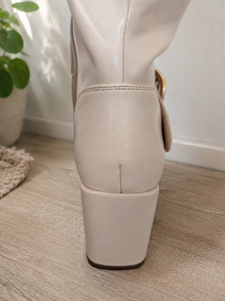 Botas altas myBogota beige / crema talla 38