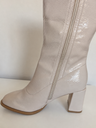 Botas altas MyBotega Beige Charol Talla 41