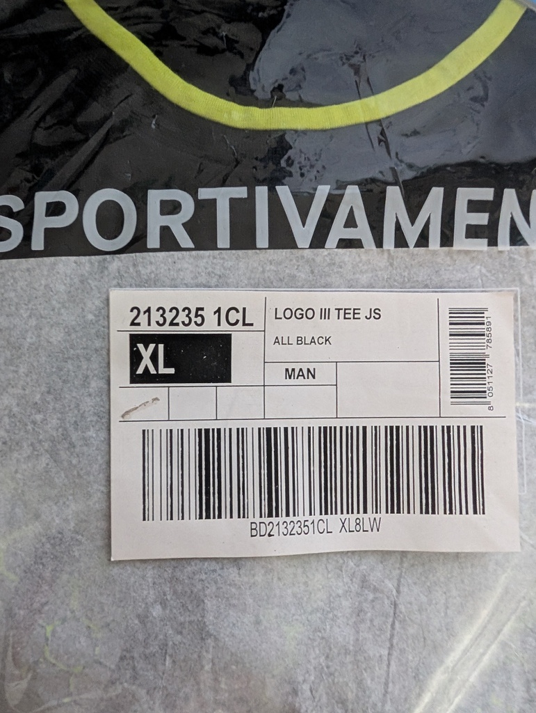 Camiseta Lotto Sport Man Talla XL
