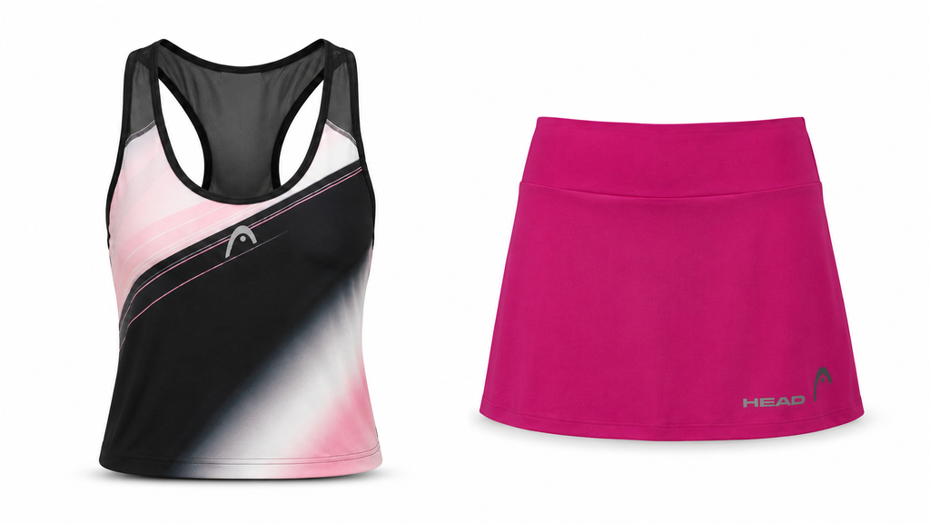 Conjunto Sport Head Woman Falda Talla M + Top Talla L