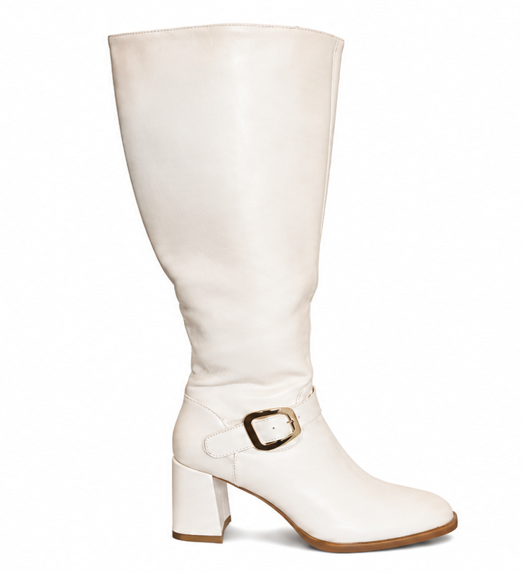 Botas altas myBogota beige / crema talla 39